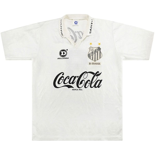 Authentic Camiseta Santos 1ª Retro 1993 Blanco